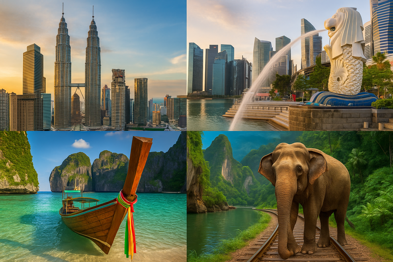 10-Day Malaysia, Singapore, Thailand & Sri Lanka Tour from Pakistan